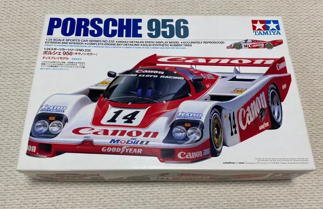 TAMIYA 1/24 Canon PORSCHE  956